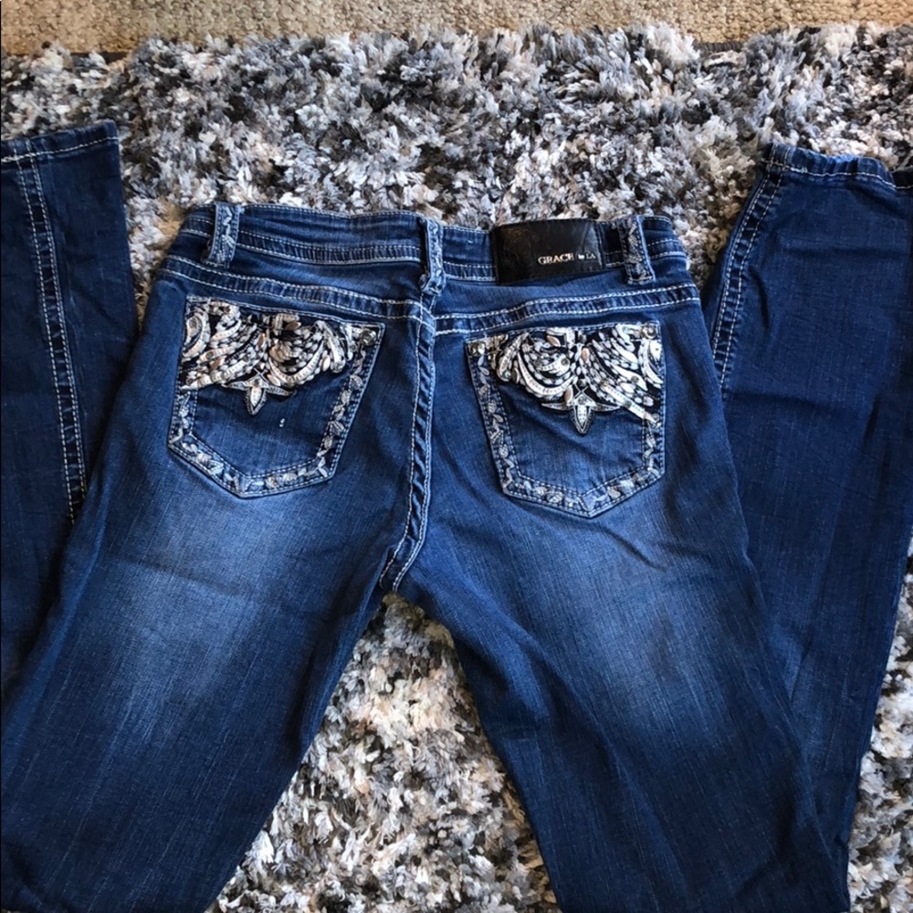 Grace in LA bling jeans